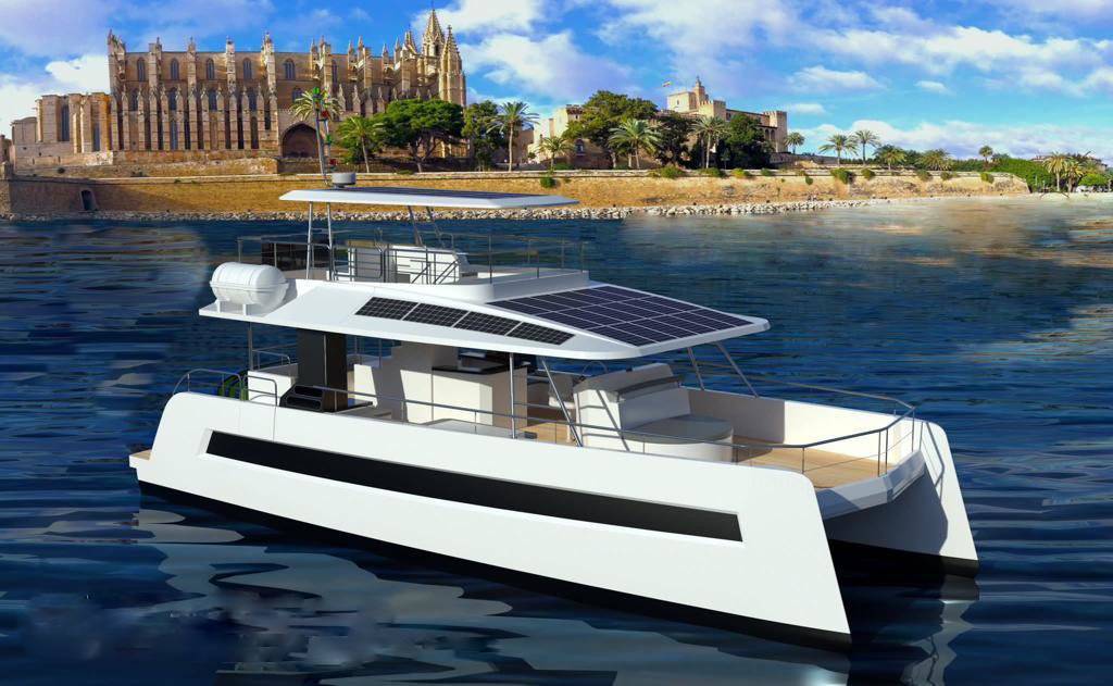 The first Electric Catamaran in Mallorca