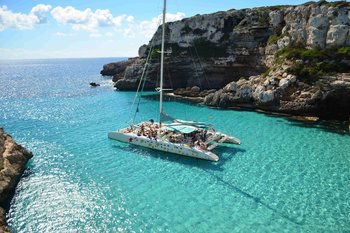 boat party en catamaran